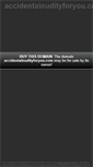 Mobile Screenshot of accidentalnudityforyou.com