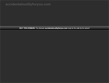 Tablet Screenshot of accidentalnudityforyou.com